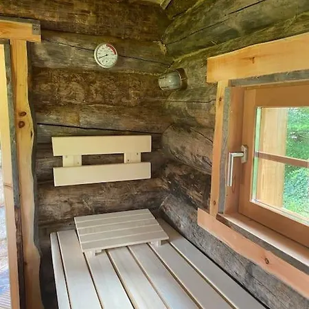 5* Kanada-blockhaus Mit Sauna & Schwimmteich Niederkrüchten